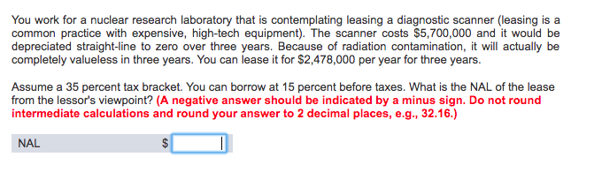 Solved You Work For A Nuclear Research Laboratory That Is Chegg