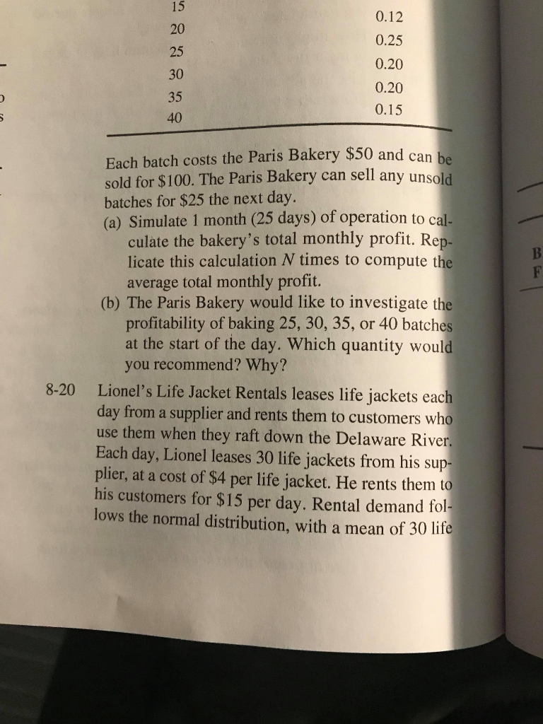 15 20 25 30 35 40 0.12 0.25 0.20 0.20 0.15 Each batch