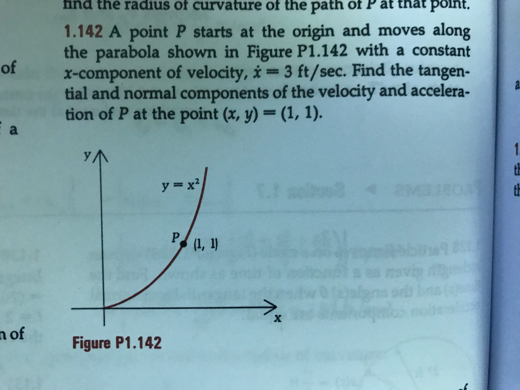 Solved ind the radius of curvature of the path of Pat tnat | Chegg.com