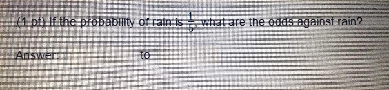 if-the-probability-of-rain-is-1-5-what-are-the-odds-chegg