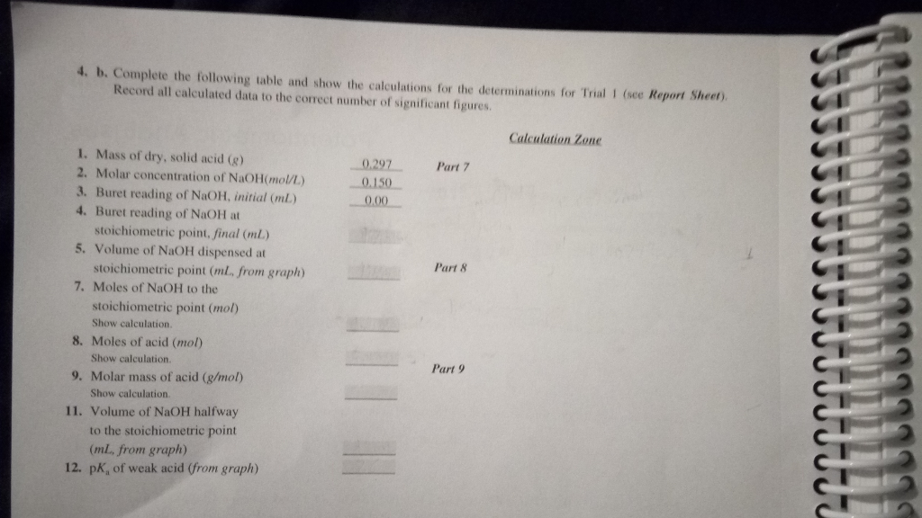 experiment 18 potentiometric analysis calculations