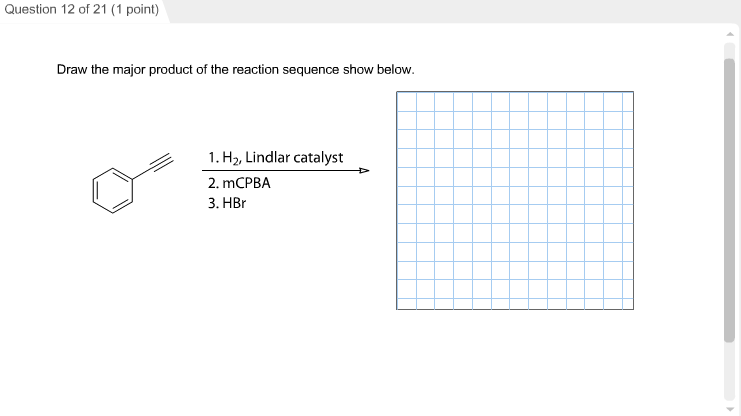 Solved Draw The Major Product Of The Reaction Sequence Show