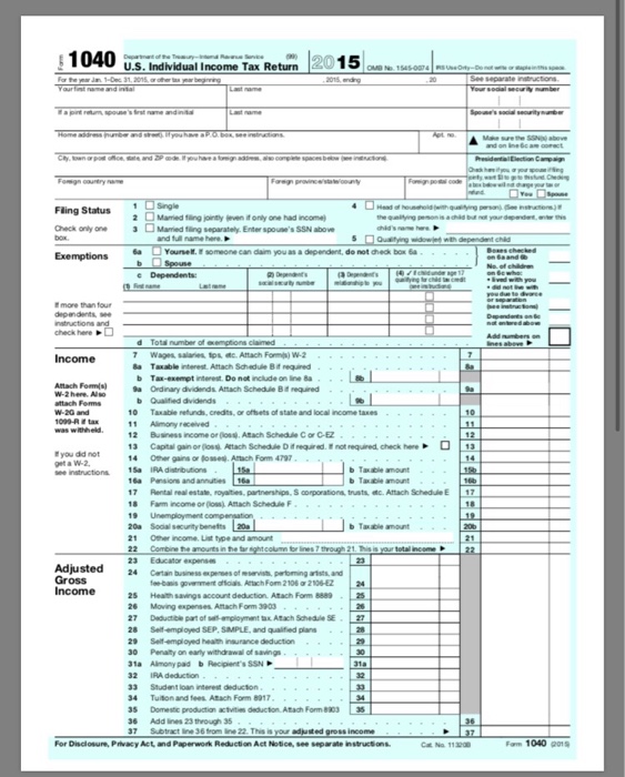 Solved I need help with a tax form! You. Can always tell me | Chegg.com