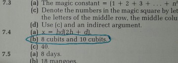 Solved 7.4 SOME EARLY HINDU PROBLEMS (a) Solve The Following | Chegg.com