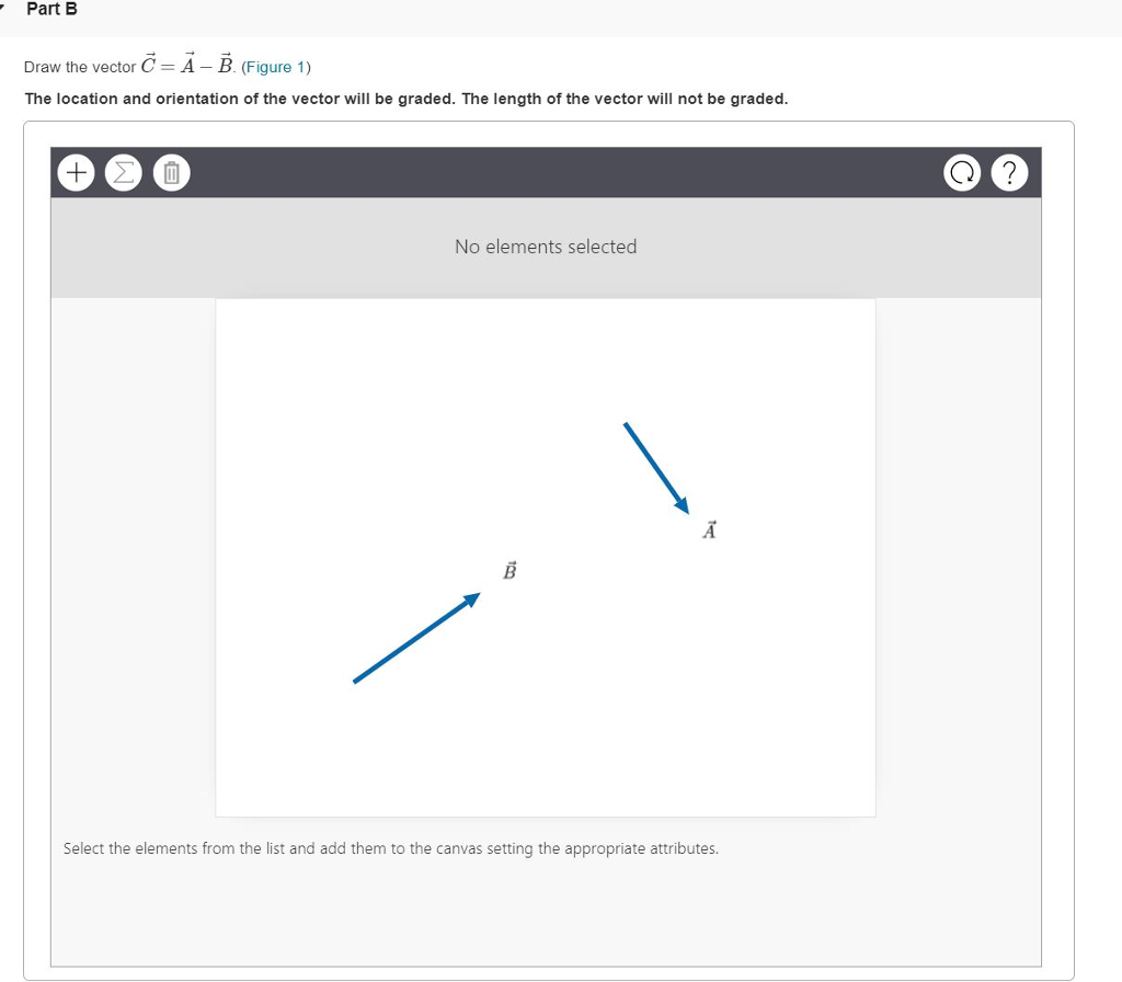 Solved Part B Draw The Vector -A- B (Figure 1) The Location | Chegg.com