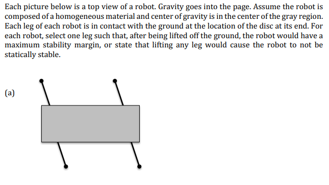 Each Picture Below Is A Top View Of A Robot Gravity Chegg Each Picture Below Is A Top View Of A Robot Gravity Chegg