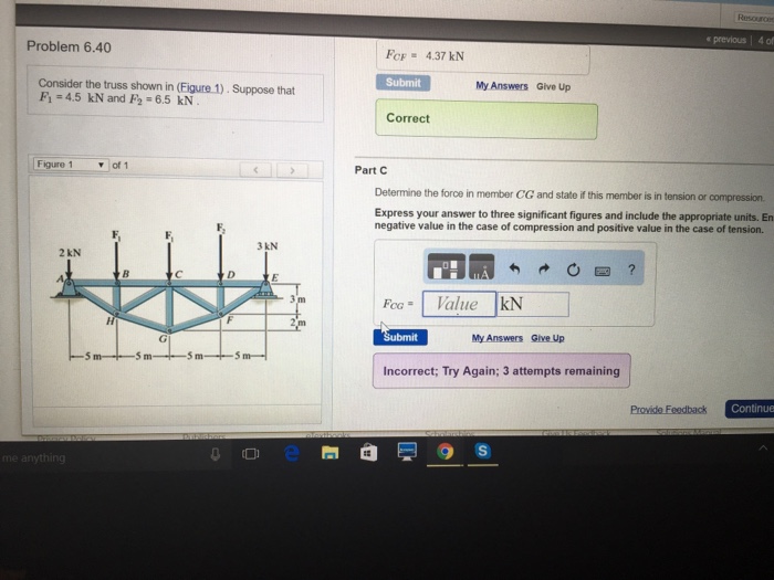 Solved Consider The Truss Shown In (Figure 1). Suppose That | Chegg.com