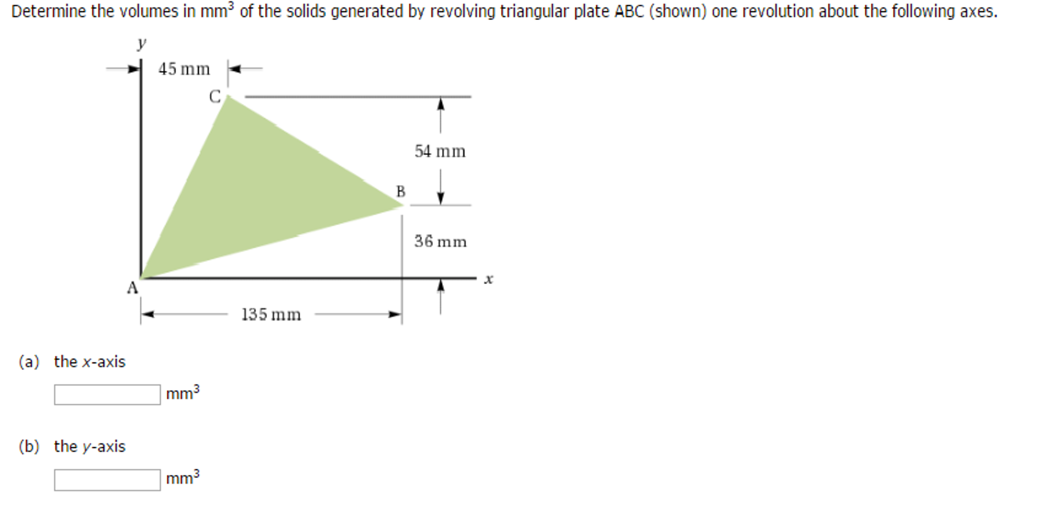 solved-determine-the-volumes-in-mm-3-of-the-solids-generated-chegg