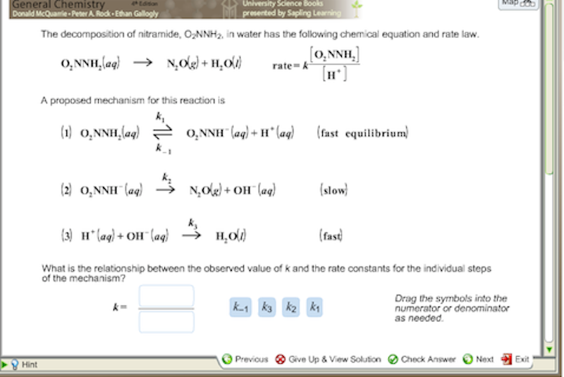Solved The of nitramide, O2NNH2, in water has