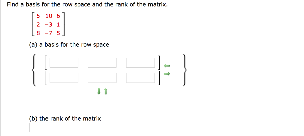 Solved Find a basis for the row space and the rank of the | Chegg.com