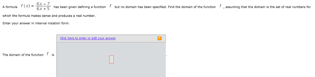 solved-a-formula-f-x-6x-7-6x-5-has-been-given-chegg