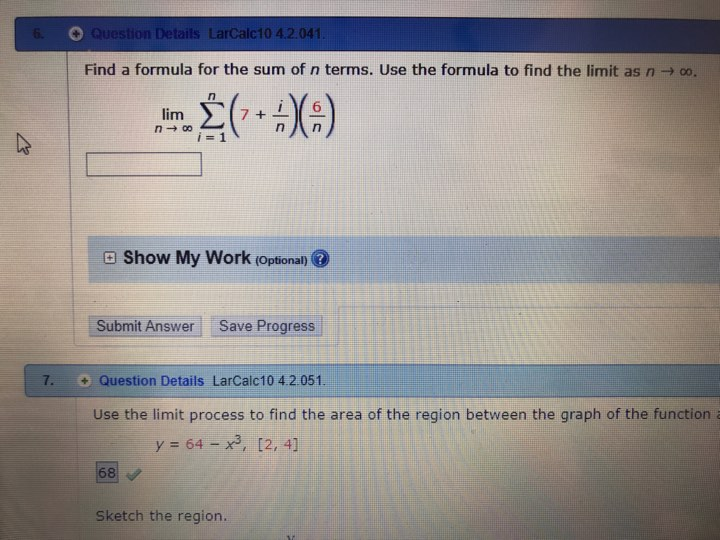 Solved Find a formula for the sum of n terms. Use the | Chegg.com