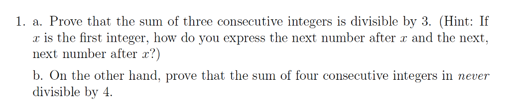 solved-prove-that-the-sum-of-three-consecutive-integers-is-chegg