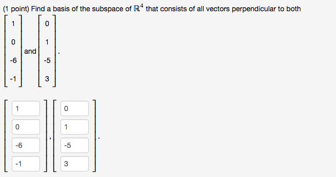 Solved Find A Basis Of The Subspace Of R^4 That Consists Of | Chegg.com