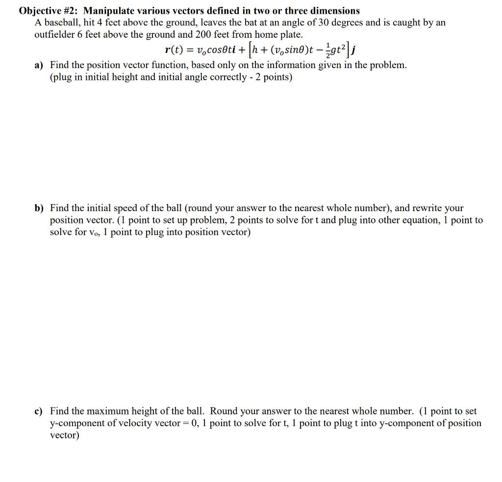 solved-objective-2-manipulate-various-vectors-defined-in-chegg