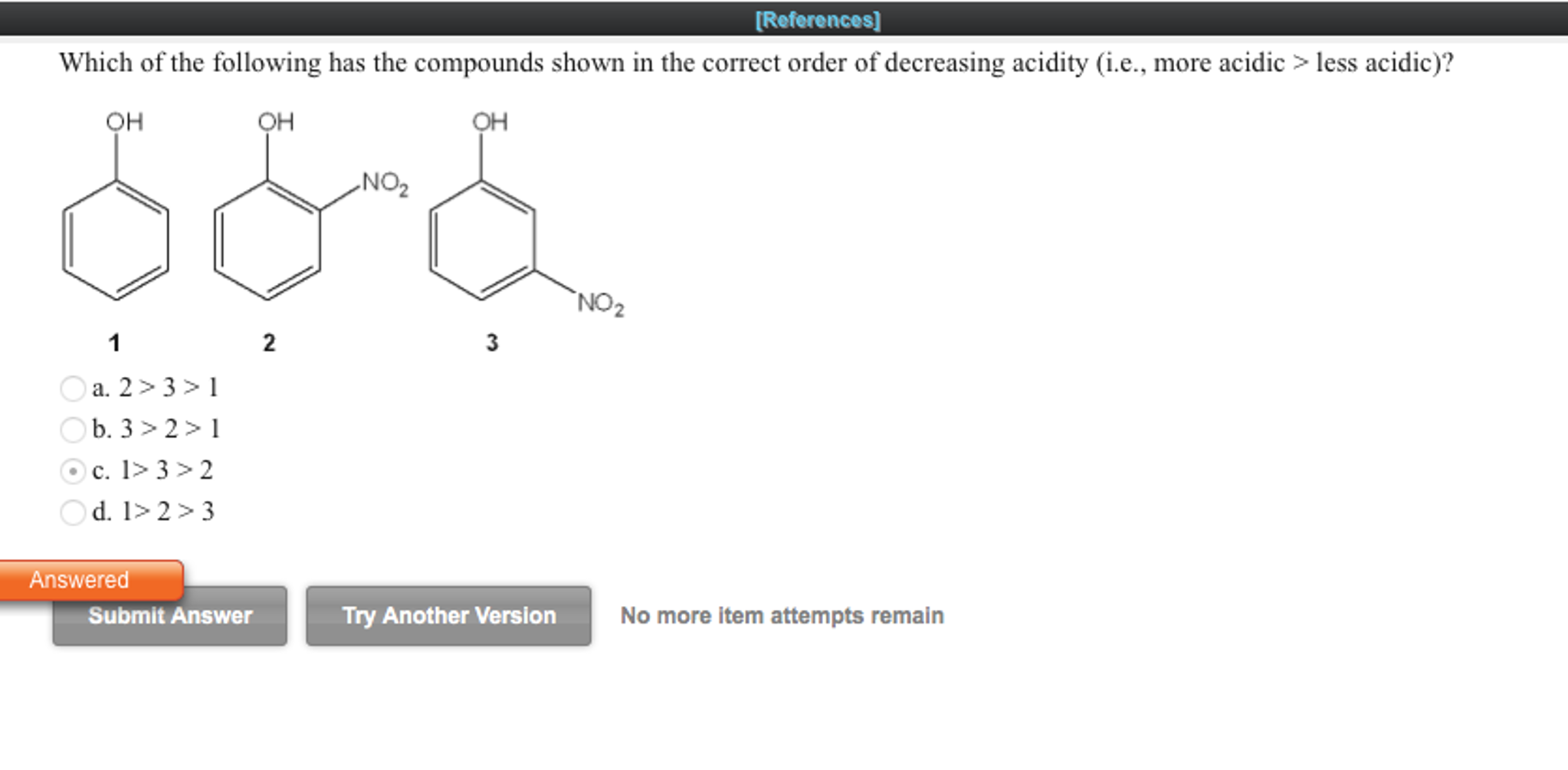 Solved Which is the most to least acidic?
