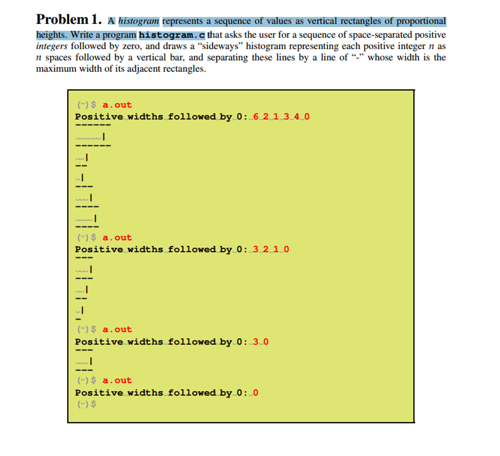 Solved A histogram represents a sequence of values as | Chegg.com