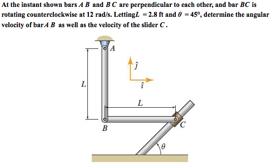 At The Instant Shown Bars A B And B C Are | Chegg.com