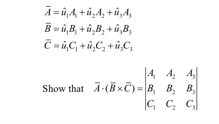 Solved Abar=ucap_1A_1+ucap_2A_2+ucap_3A_3 | Chegg.com