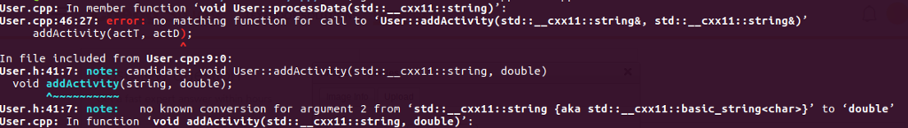 Solved C++ Error: I am getting an error when I try to | Chegg.com