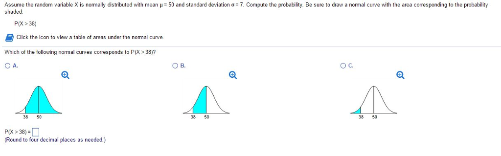 Solved Assume the random variable X is normally distributed | Chegg.com