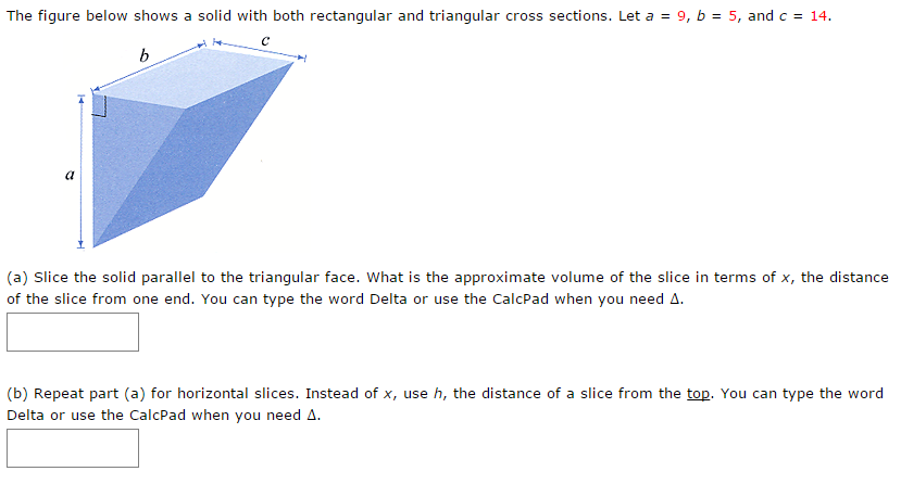Solved The figure below shows a solid with both rectangular | Chegg.com