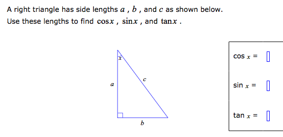 Solved: A Right Triangle Has Side Lengths A, B, , And C As... | Chegg.com