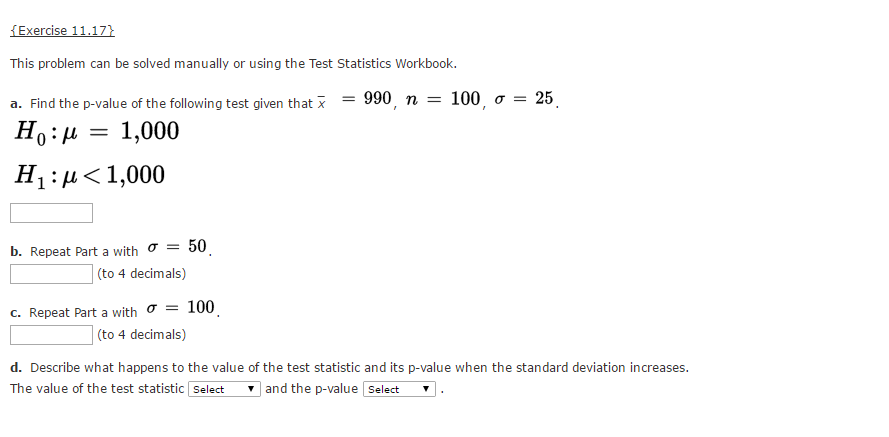 Solved This problem can be solved manually or using the Test | Chegg.com
