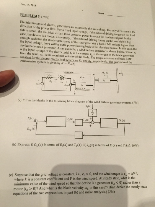 Solved Electric motors and electric generators are