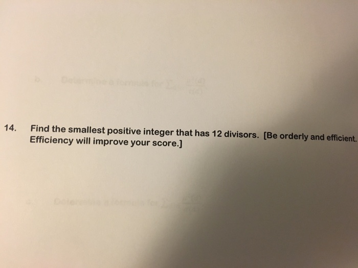 solved-find-the-smallest-positive-integer-that-has-12-chegg