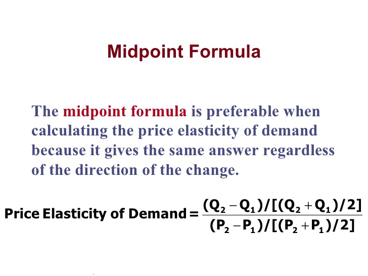 Solved Midpoint Formula The midpoint formula is preferable