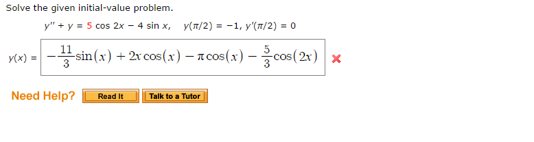 Solved Solve the given initial-value problem. y