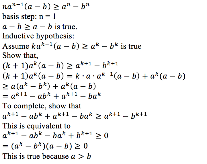 Solved Does This Look Correct? Suppose That A And B Are | Chegg.com