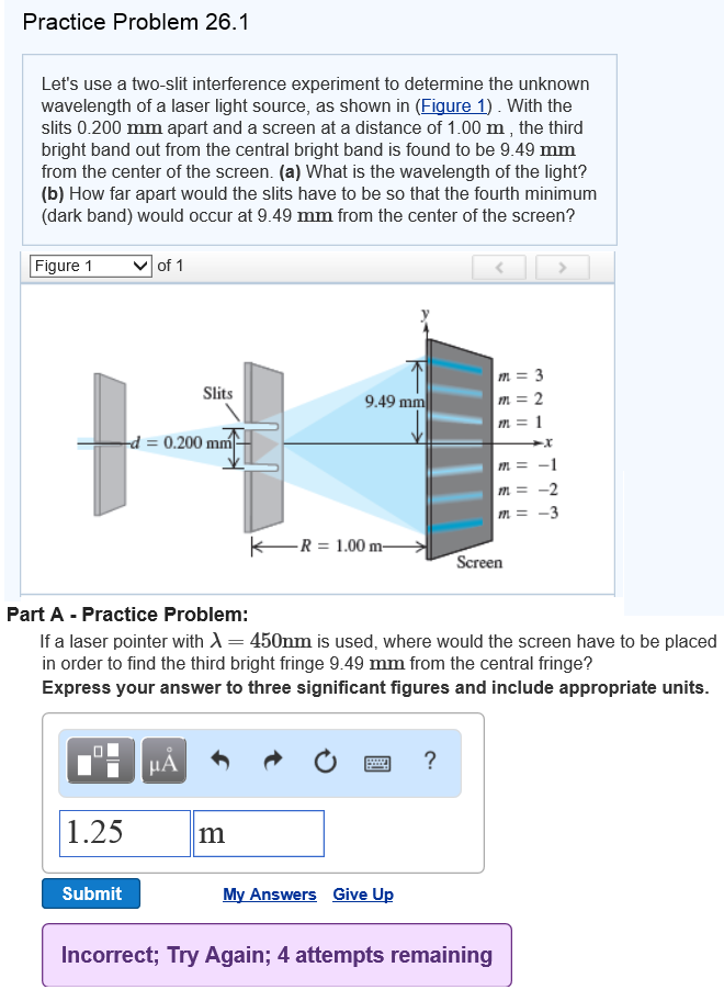 Solved Let's use a two-slit interference experiment to | Chegg.com