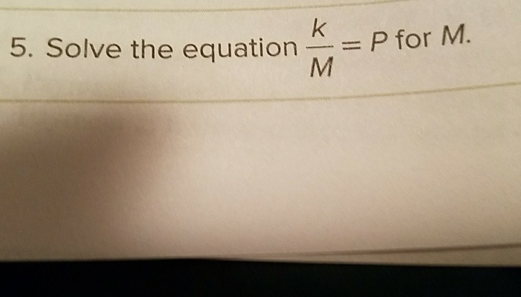 Solved 5. Solve the equation A P for | Chegg.com