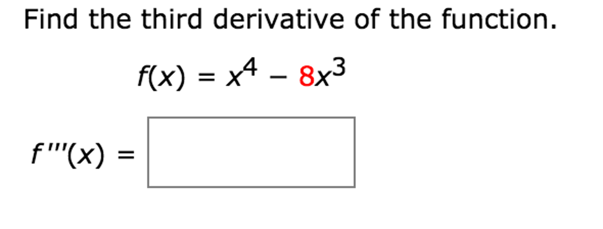 Solved Find the derivation of the function. y = (4x^2/2 - | Chegg.com