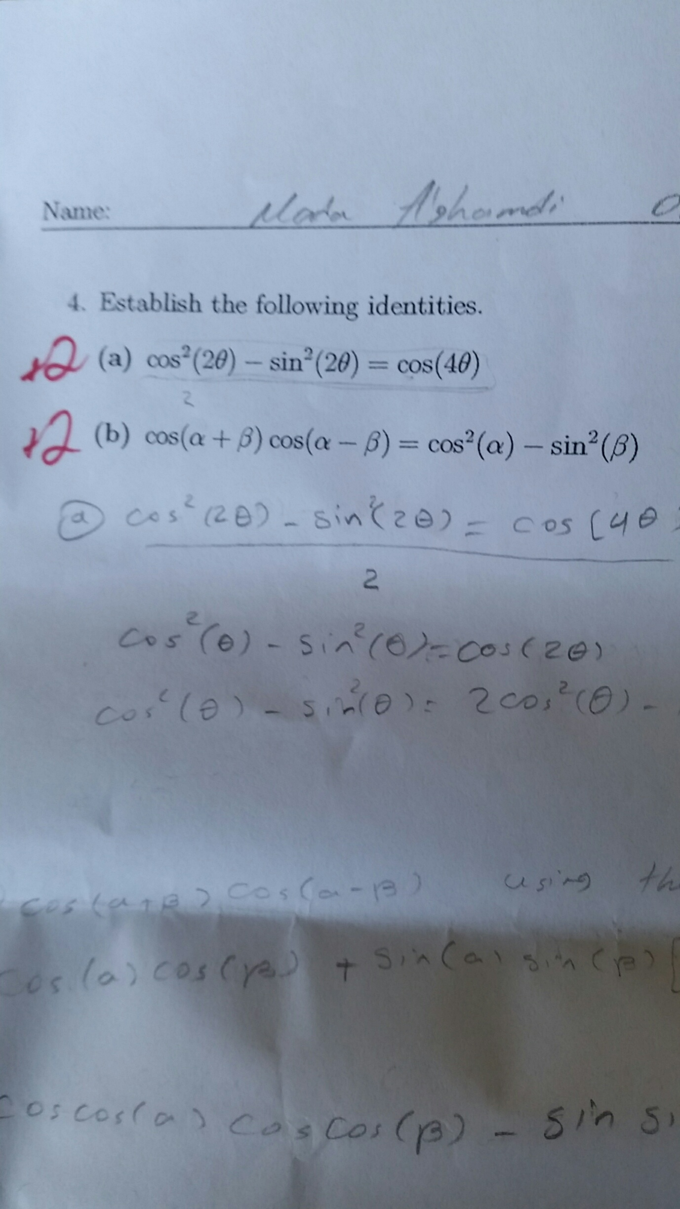 solved-establish-the-following-identities-cos-2-2-theta-chegg