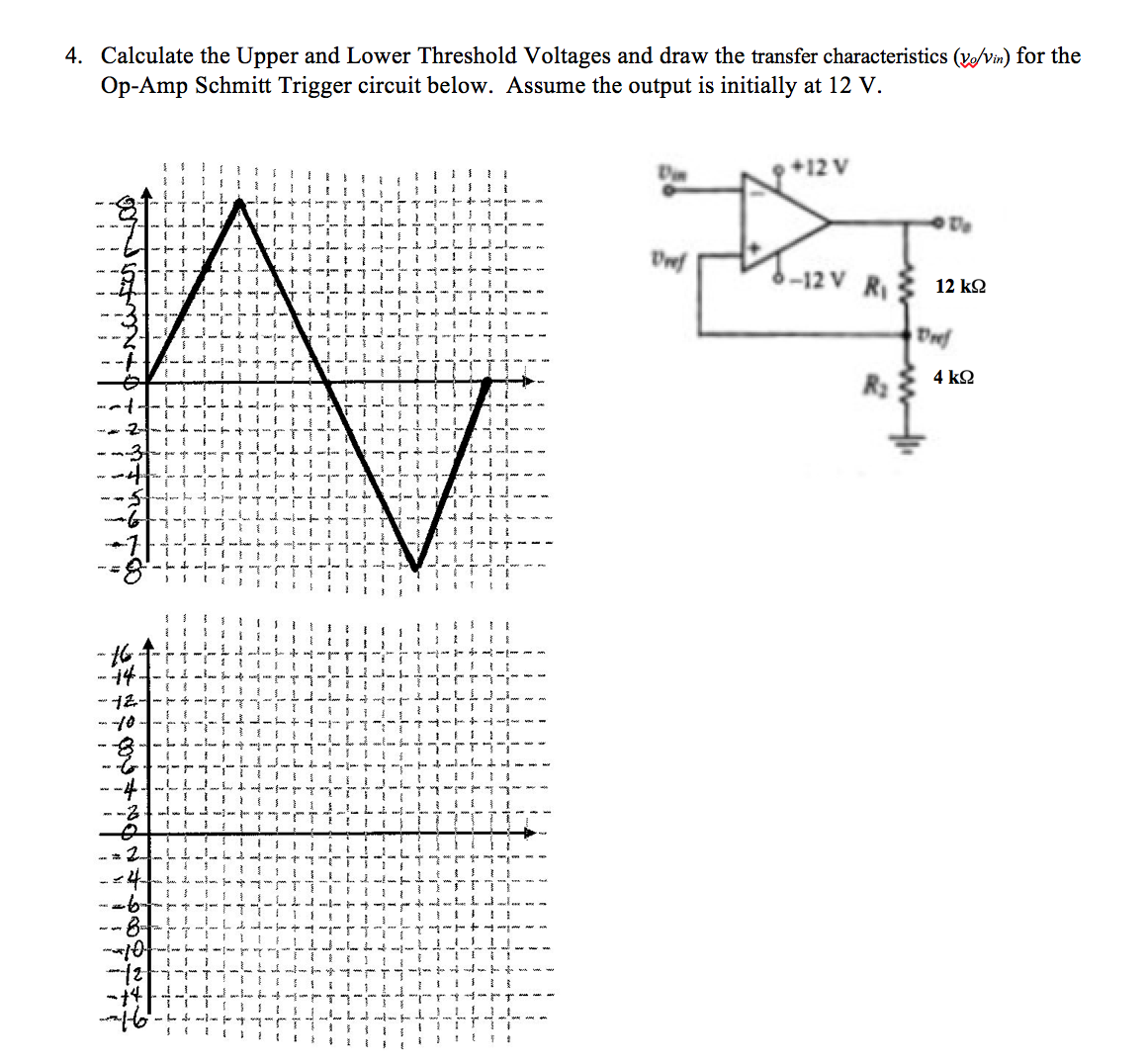 Solved Calculate the Upper and Lower Threshold Voltages and