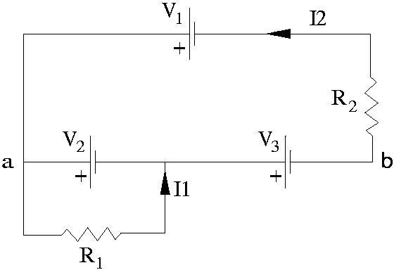 Solved In the circuit shown in the figure, V1 is 9.00 V, V2 | Chegg.com