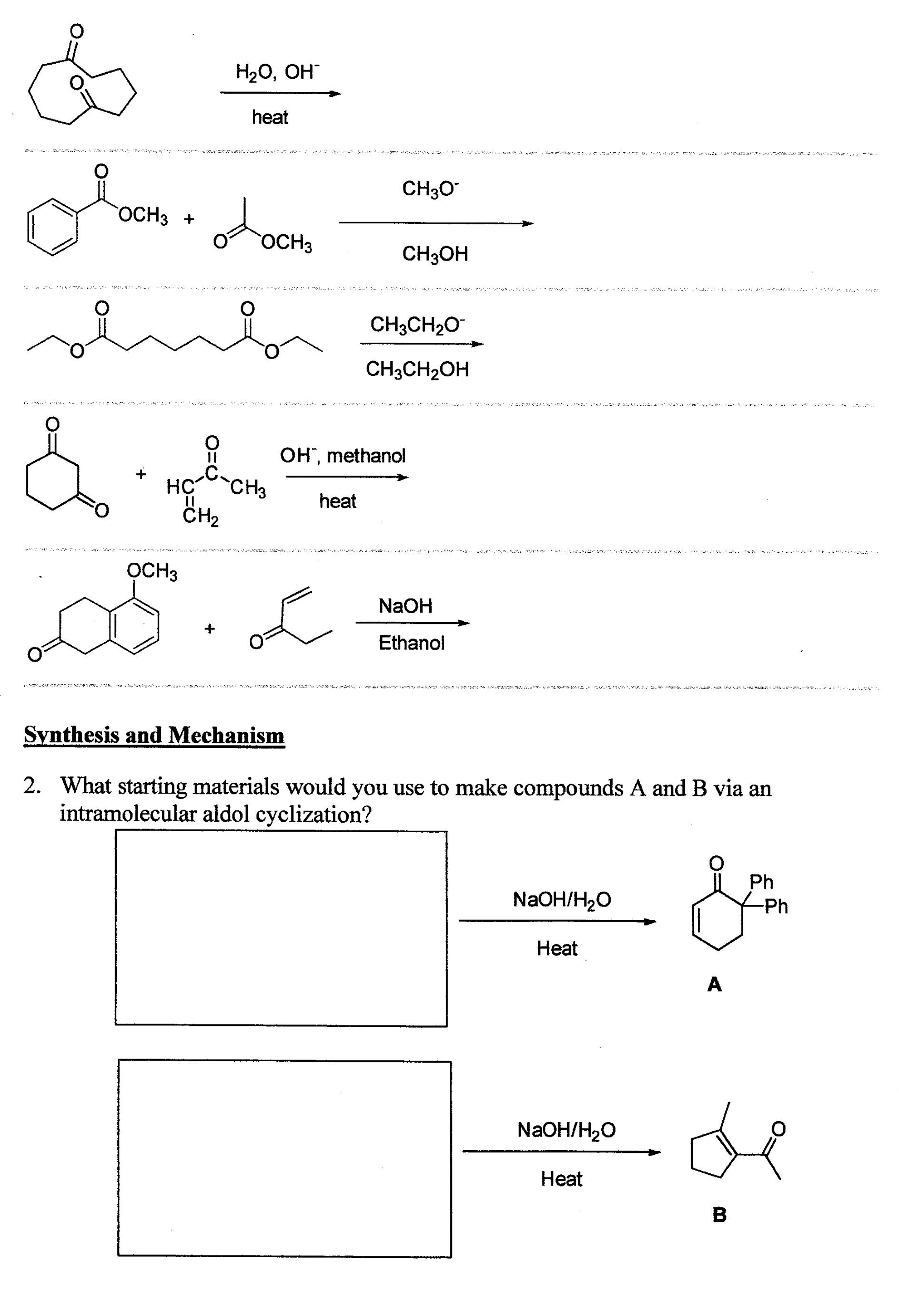 Solved NEED HELP WITH ORGANIC CHEMISTRY PROBLEMS!! PLEASE | Chegg.com