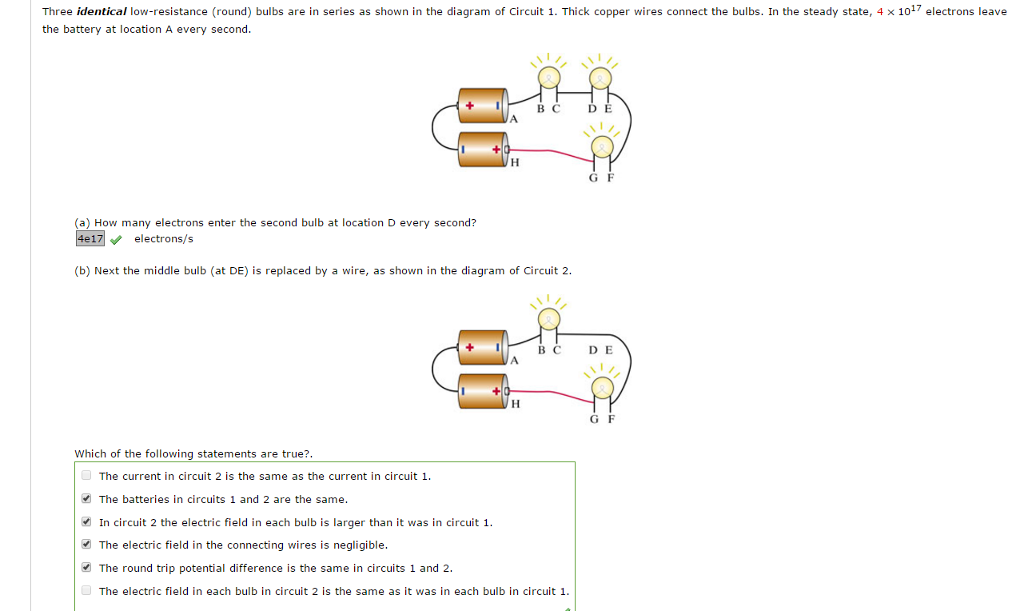 Solved Three identical low-resistance (round) bulbs are in | Chegg.com