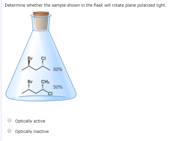 Solved Determine whether the sample shown in the flask will | Chegg.com