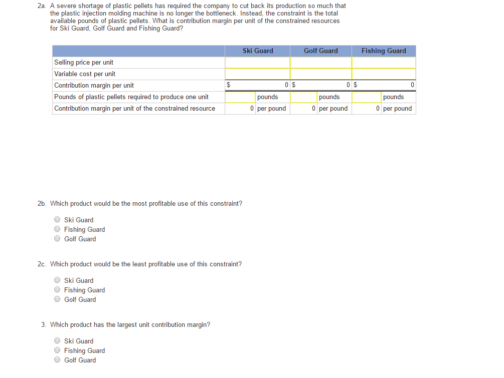 Solved Outdoor Luggage Inc. makes highend hardsided