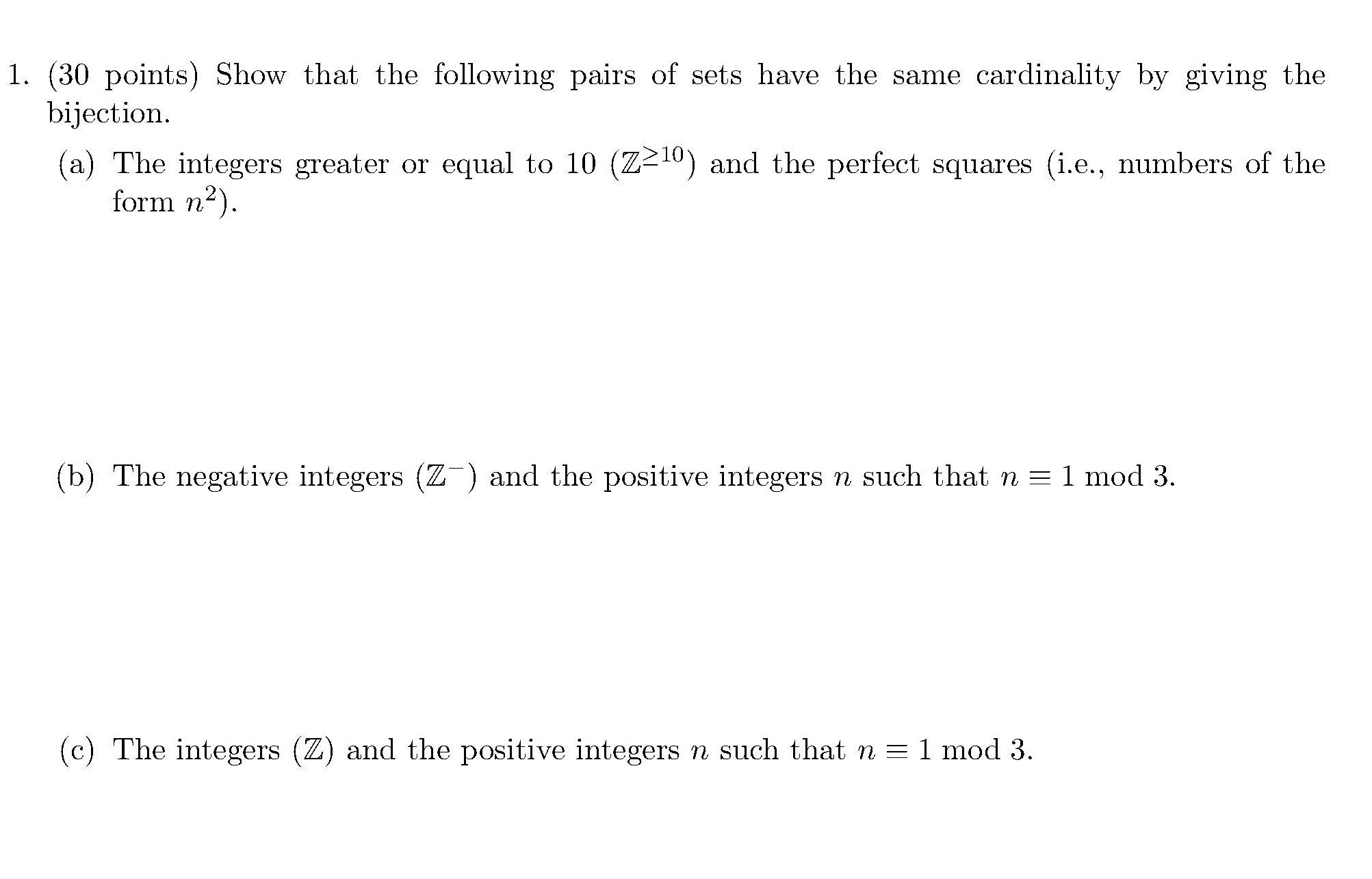 Solved 1 30 Points Show That The Following Pairs Of Sets Chegg solved-1-30-points-show-that-the-following-pairs-of-sets-chegg