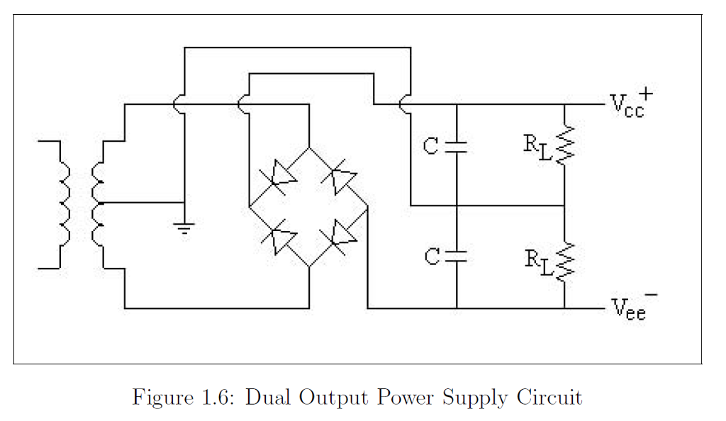 Sketch the voltage signals on either side of the Circuit Diagram