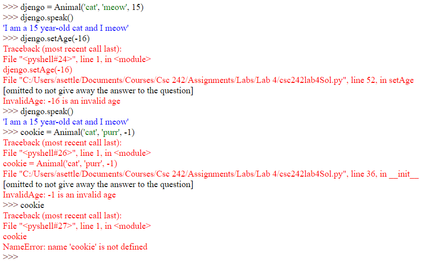Solved Need help with Intro to Computer Science 2 (Python) | Chegg.com