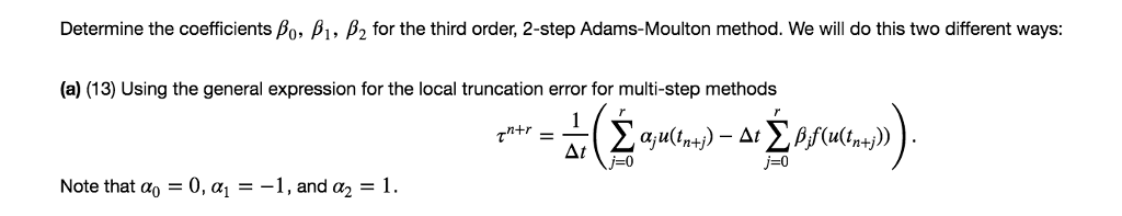 Determine The Coefficients β0, β1-β2 For The Third 