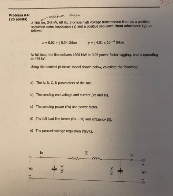 Solved Problem 4 25 Points Medium Lengtn A 200 Km 345 9726