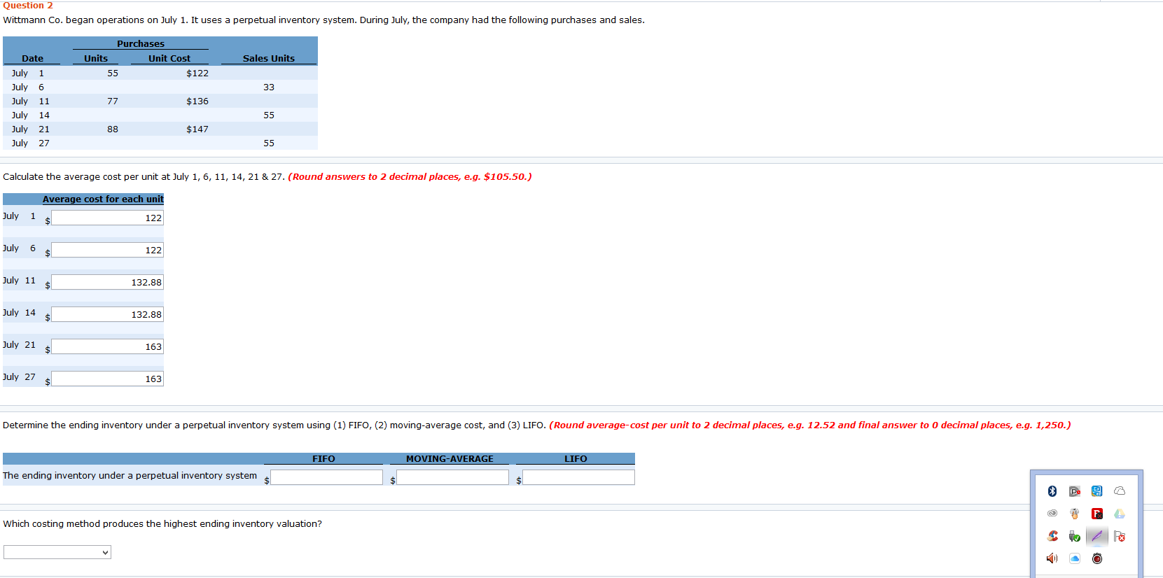 Solved Wittmann Co Began Operations On July 1 It Uses A Chegg