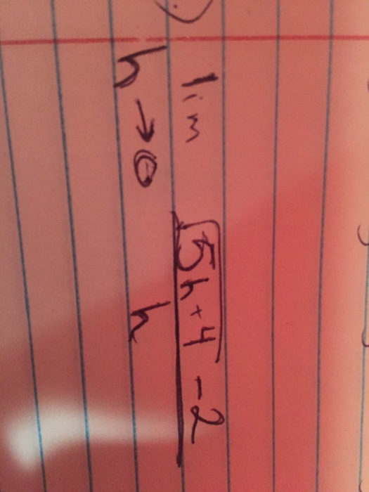 solved-lim-h-rightarrow-0-squareroot-5h-4-2-h-chegg